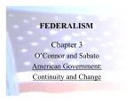 Federalism Notes