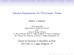 Hazard Assessment for Pyroclastic Flows - Statistical Science