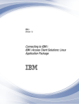 IBM i: IBM i Access Client Solutions: Linux Application Package