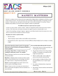 Safety Matters Winter 2014