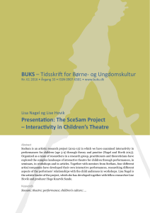 BUKS – Tidsskrift for Børne- og Ungdomskultur Presentation: The