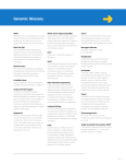 Genomics Glossary