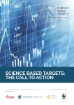 SCIENCE BASED TARGETS: THE CALL TO ACTION