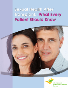 Sexual Health After Transplant: What Every Patient Should