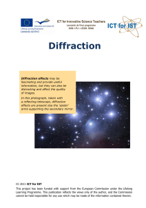 Diffraction - ICT for IST