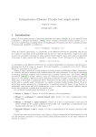 Interpretation of Somers` D under four simple models