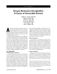 Herpes Brainstem Encephalitis: A Cause of Intractable Emesis