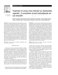 Treatment of urinary tract infection by Gardnerella vaginalis: A