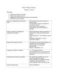 Block 3: Physics of Waves Chapter 12: Sound Skill Goals: • Describe