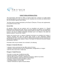 to view policy - Terraco Gold Corp