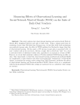 Measuring Effects of Observational Learning and
