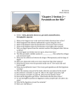 “Chapter 2 Section 2— Pyramids on the Nile”