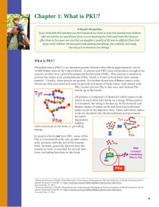 Chapter 1: What is PKU?