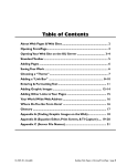 Table of Contents - Kutztown University