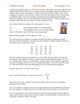 Hypothesis Testing Pretzel Problem One-Sample Z-Test