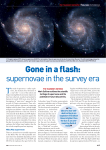 Gone in a flash: supernovae in the survey era