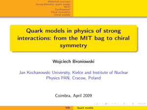 Quark models in physics of strong interactions: from the MIT bag to