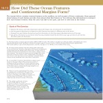 10.13 How Did These Ocean Features and Continental Margins Form?