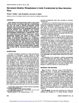 Decreased Alkaline Phosphatase in Cells