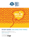Study Guide: Das Ding (The Thing)