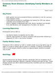 Case 5. Coronary Heart Disease: Identifying Family Members at Risk