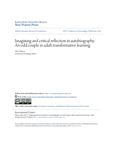 Imagining and critical reflection in autobiography: An odd couple in