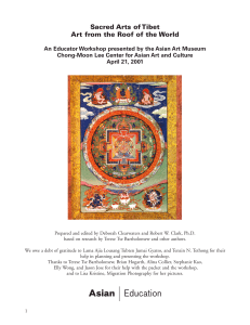 Sacred Arts of Tibet Art from the Roof of the World