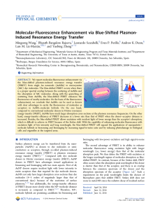 Molecular-Fluorescence Enhancement via Blue