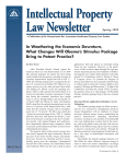 IP Law Newsletter Spring 2009 - Pennsylvania Bar Association