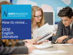 How to revise… GCSE English Literature