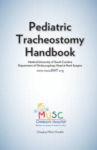 Pediatric Tracheostomy Handbook