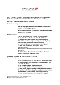 Laboratory based effects of infrasound protocol Master