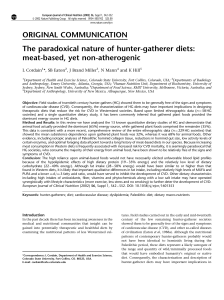 The paradoxical nature of hunter-gatherer diets