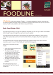 Safe Food Guide 2016