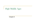High Middle Ages - Swampscott High School