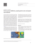 Proton pump inhibitors, purple gastric juice and peptic ulcer