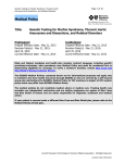 Genetic Testing for Marfan Syndrome, Thoracic Aortic Aneurysms