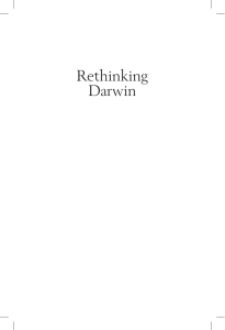 Rethinking Darwin