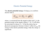 Electric Potential Energy