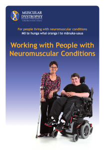 Working with People with Neuromuscular Conditions