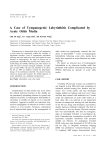 A Case of Tympanogenic Labyrinthitis Complicated by Acute Otitis