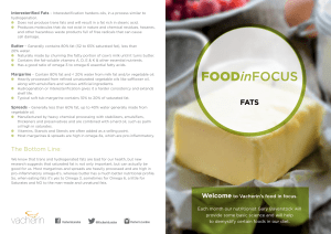 Fats - Nutritious And Delicious