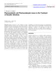 Pharmacokinetic and Pharmacodynamic Issues in