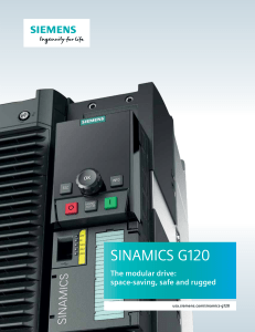 sinamics g120 - Siemens Industry, Inc.