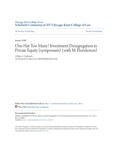 One Hat Too Many? Investment Desegregation in Private Equity