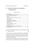 Chapter 11 Aggregate Supply with Imperfect Information