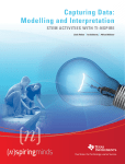 Capturing Data: Modelling and Interpretation - TI Education