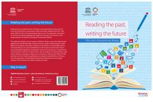 fifty years of promoting literacy - UNESDOC