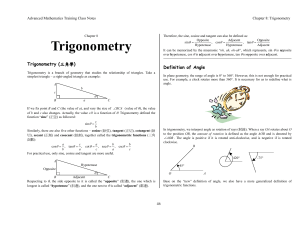 Trigonometry