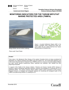 monitoring indicators for the tarium niryutait marine